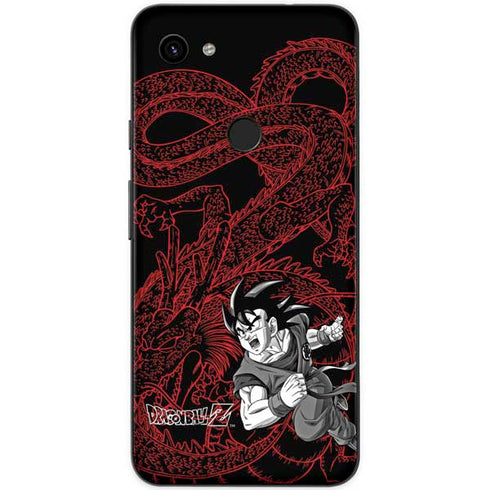 Dragon Ball Z Goku and Shenron Google Pixel 3a XL Skin